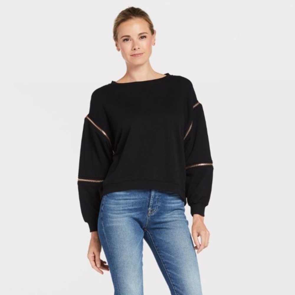 VINTAGE HAVANA
Rose Gold Side Zip Sweatshirt